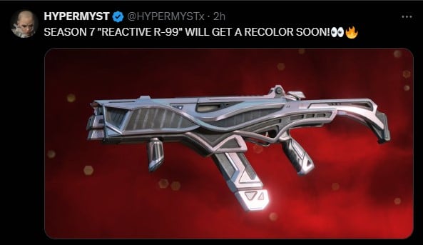 When will the R99 Reactive Recolor Release?