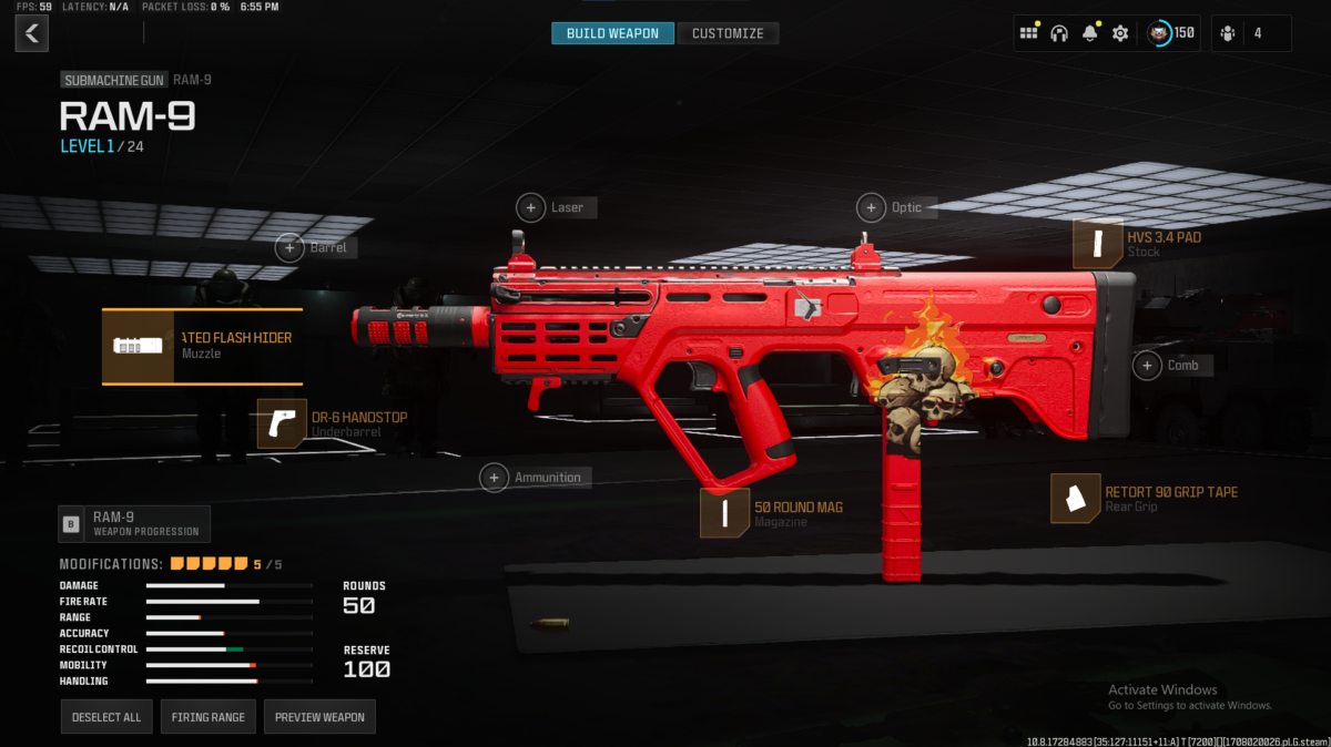 Best RAM-9 Loadout